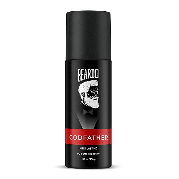 BEARDO Godfather Perfume Deo Spray For Men, 150Ml | Citrus Aromatic Spicy