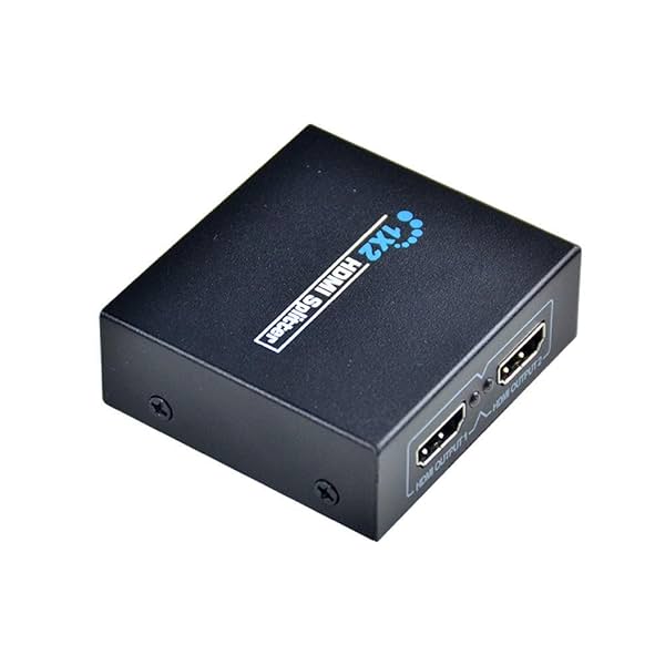 BIGPLAYER 4K HDMI Display Distribution Box 1 Input 2 Output Metal Interface Hub