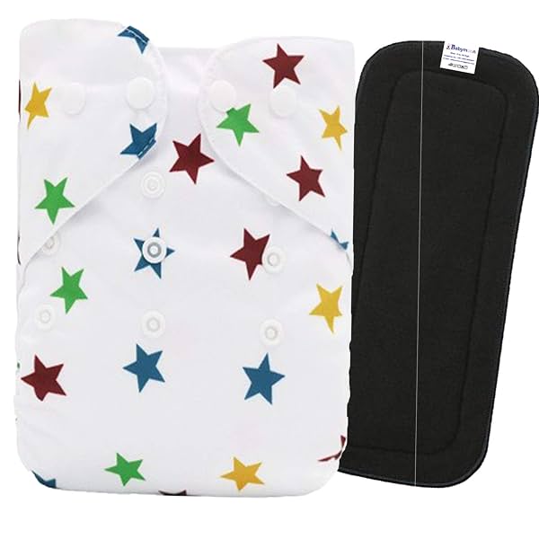 Babymoon Washable Reusable Cloth Diaper Pocket Pack of 2