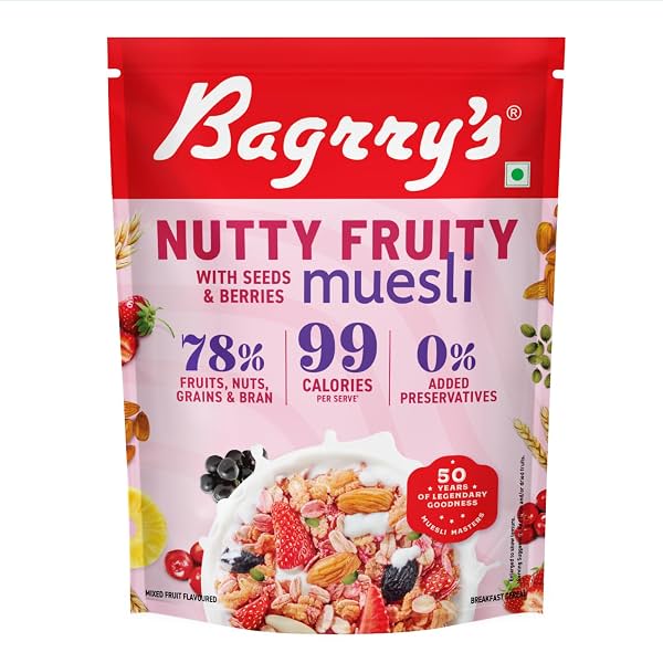 Bagrry's Nutty Fruity Muesli with Seeds & Berries 425g