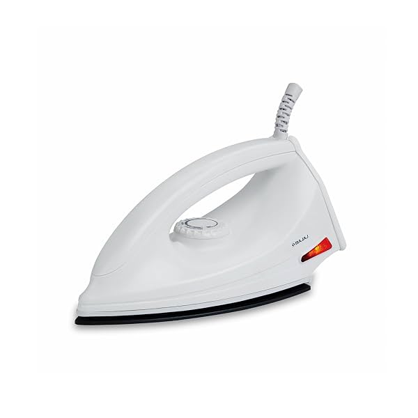 Bajaj DX-6 1000 Watts Dry Iron | Advance Soleplate And Anti-Bacterial German Coating Technology |