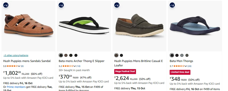 Bata Footwear at minimum 65% Discount