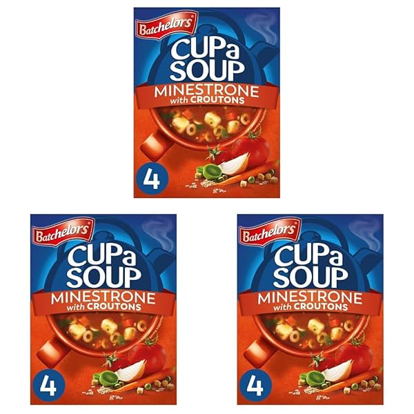 Batchelors Cup A Soup Minestrone with Croutons- 94gms | Easy Instant Meal