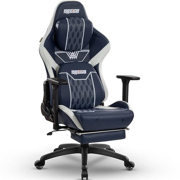 Baybee Drogo Gaming Chair with 4D Armrests Footrest
