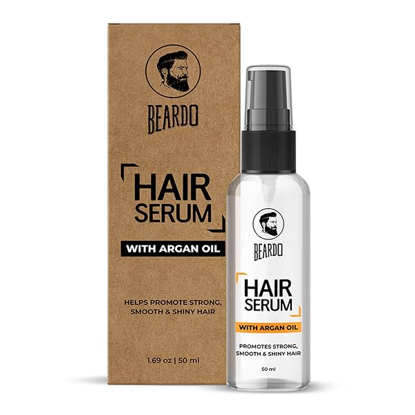 Beardo Hair Serum 50ml Instant Shine Anti-frizz Argan Oil
