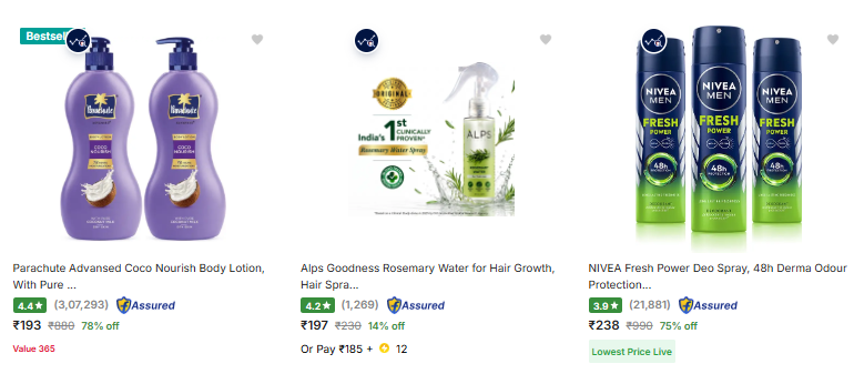 Beauty and Grooming at up to 79% Discount