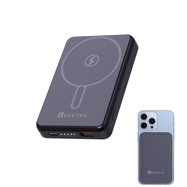 Beetel MagVibe Series WB10 Magsafe 10000mAh 15W Wireless Power Bank