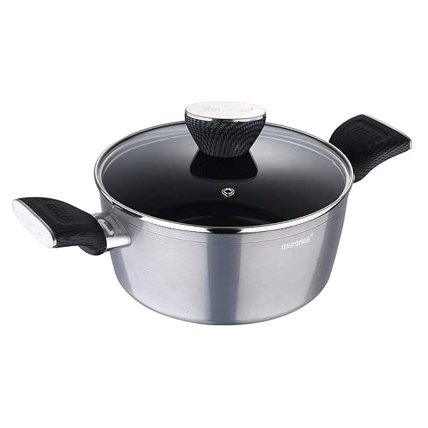 Bergner Carbon TT Forged Aluminium Non-Stick Casserole 4.6L