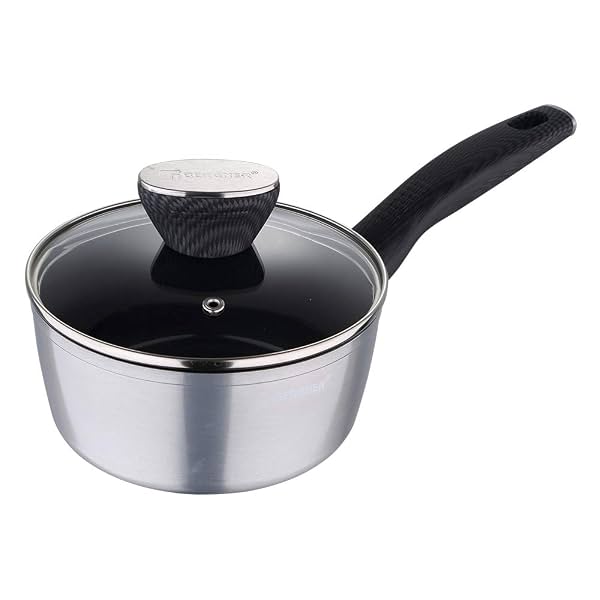 Bergner Carbon TT Forged Aluminium Non-Stick Saucepan