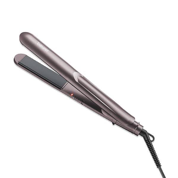 Beurer HS 15 Hair Straightner with ceramic coated plates | Compact Design with light weight, suitable for all kind of ha
