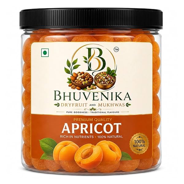 Bhuvenika Premium Turkish Dried Apricots 1Kg | Exotics Apricots Dry Fruits