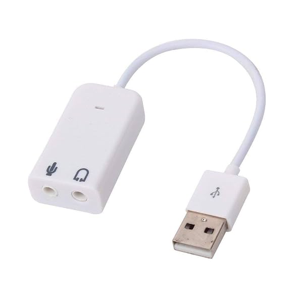 BigPlayer TB-026 USB Sound Adapter External Audio Interface with Mic