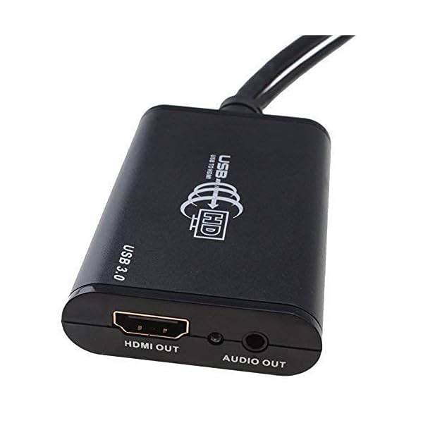 BigPlayer USB 3.0 to HDMI Graphics Card Adapter with Audio Jack
