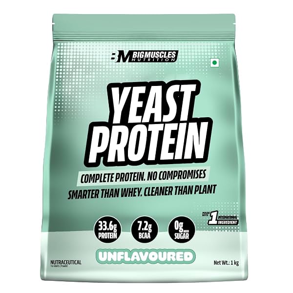 Bigmuscles Nutrition Clean Yeast Protein Isolate (1kg, Unflavoured)