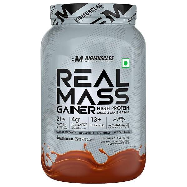 Bigmuscles Nutrition Real Mass Gainer 1000 grams