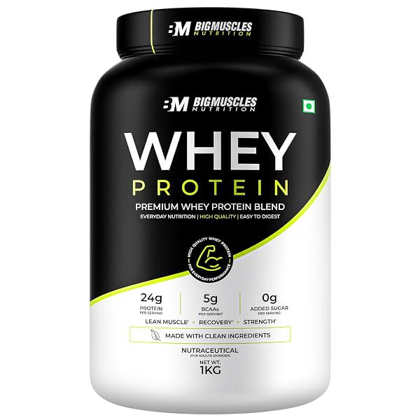 Bigmuscles Nutrition Whey Protein Powder 1kg Rich Chocolate