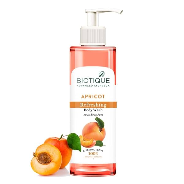 Biotique Apricot Refreshing Body Wash | Keeps Skin Fresh and Clean