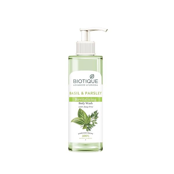 Biotique Basil & Parsley Revitalizing Body Wash | Soften Skin