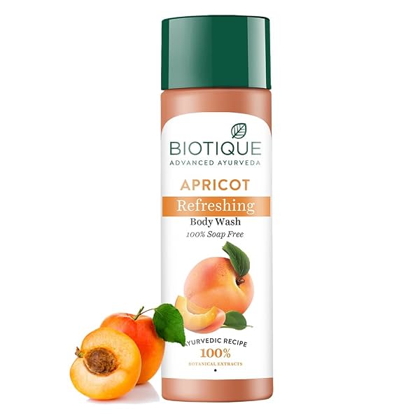 Biotique Bio Apricot Refreshing Body Wash | Keeps Skin Fresh and Clean