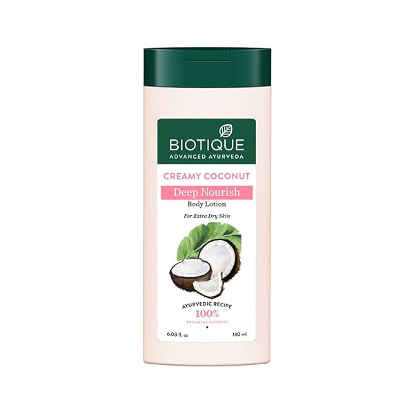Biotique Creamy Coconut Deep Nourish Body lotion 180ml
