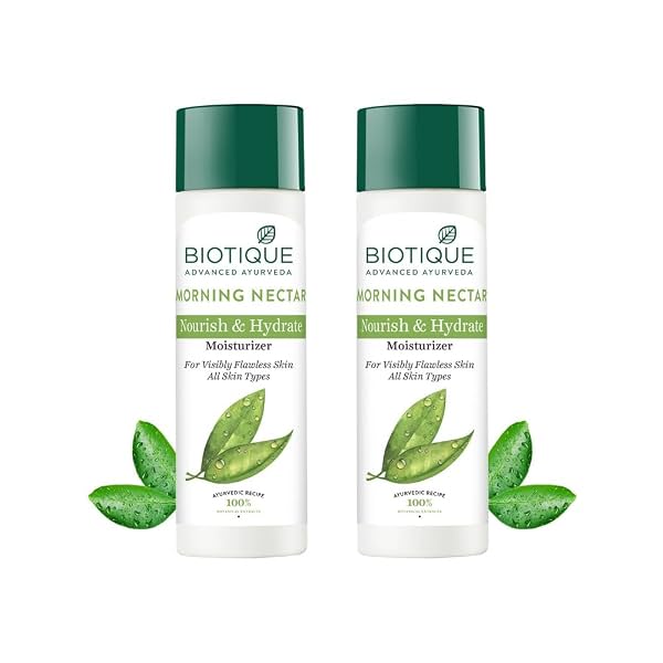 Biotique Morning Nectar Flawless Skin Moisturizer 190ml Pack of 2