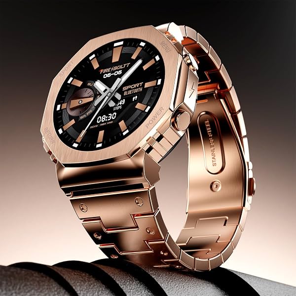 Boltt Obsidian 33.5mm (1.32 inch) AMOLED Display, Stainless Steel Design, 466 * 466 px Resolution