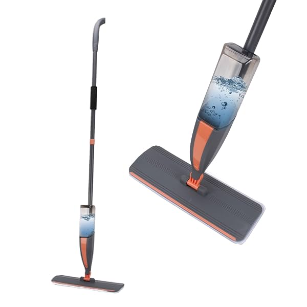 BonKaso Spray Mop with Refillable 420ml Bottle