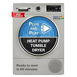 Bosch 10 kg Fully Automatic Front Load heat Pump Tumble Dryer | 100% Drying