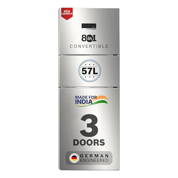 Bosch 302L 3 Star Frost Free Triple Door Refrigerator