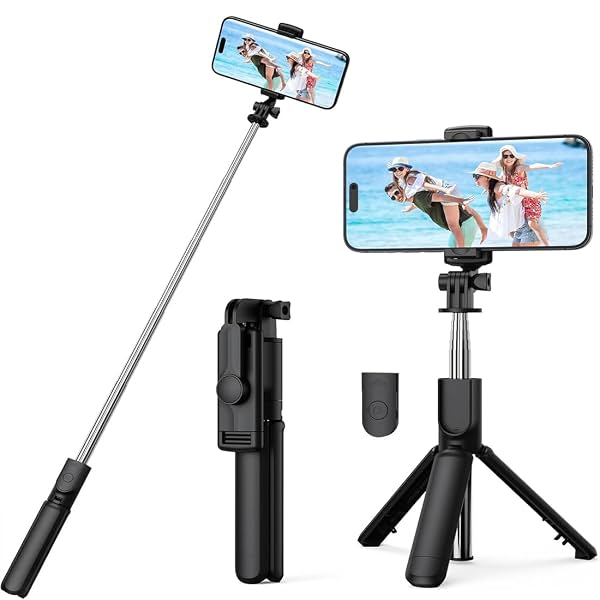Bouncefit R1 Extendable Bluetooth Selfie Stick With Tripod Stand