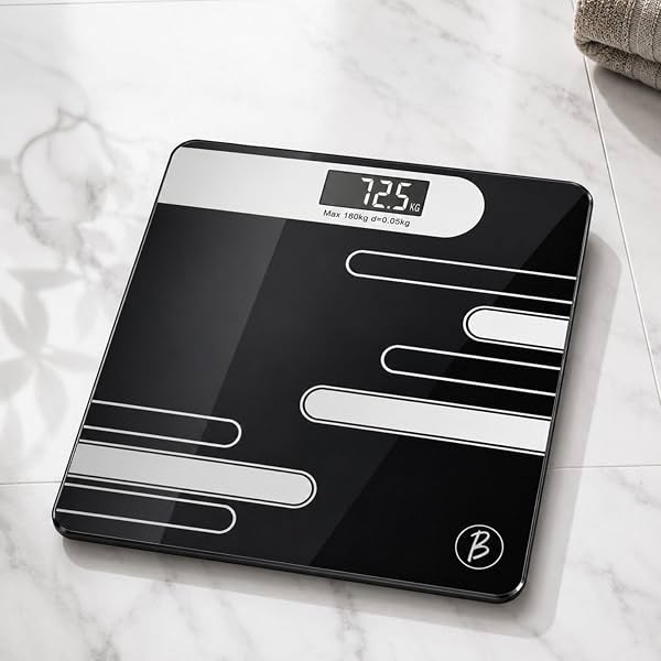 Btag Premium Digital Body Weight Scale | 26×26 cm Wide Platform