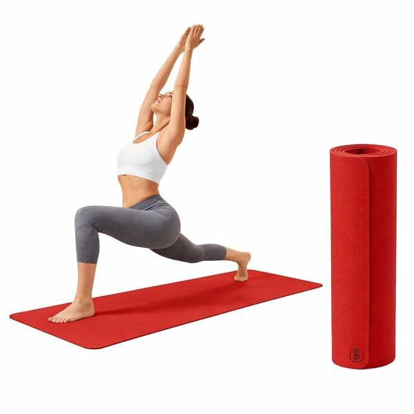 Btag Premium TPE Yoga Mat for Women & Men | Anti-Slip Exercise & Gym Mat for Home Workouts |