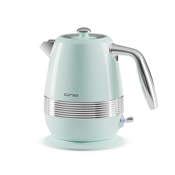 CÜRAA Retro Green Electric Kettle 1.8L