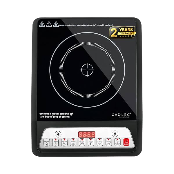 CADLEC CookBlaze 2000W Induction Cooktop for Kitchen Fast Heating