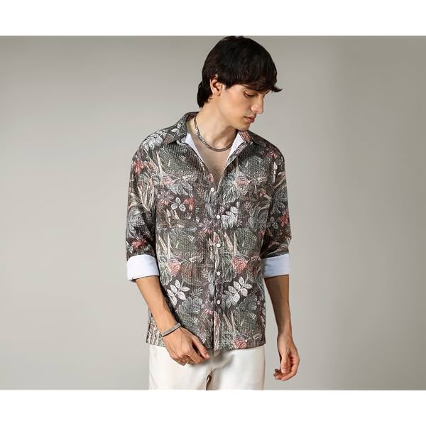 CAHOOT Men's Jungle Utility Shacket For Casual Wear | Spread Collar