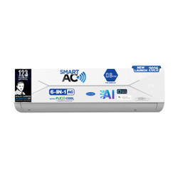 CARRIER 2025 Model 1 Ton 3 Star Split Inverter with Wi-fi Smart Flexicool 6 in 1