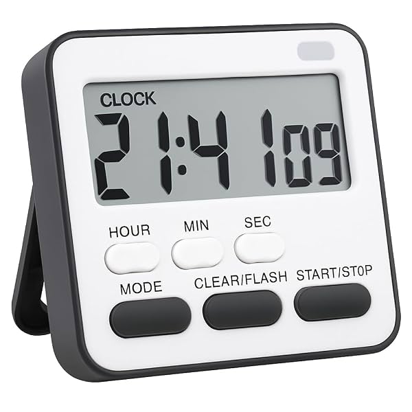CBK Digital Kitchen Timer&Stopwatch with1 Year Warranty,Large Digit