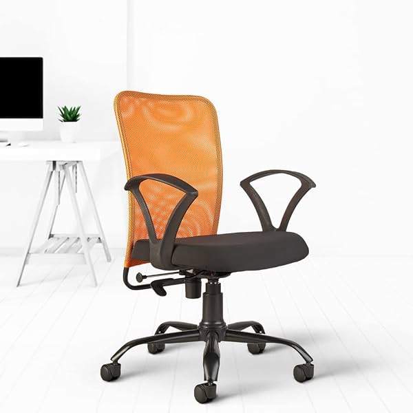 CELLBELL C83 Ergonomic Mesh Mid Back Office Chair for Home & Office