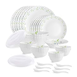 CELLO Tropical Lagoon Dazzle Series Opalware Dinner Set 35 Pieces