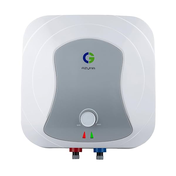 CG-Azuma 10Ltr Storage Water Heater (Geyser) 5-star | 100% Copper Element | Hirise Suitable | Glasslined Tank | IPX4 Rat