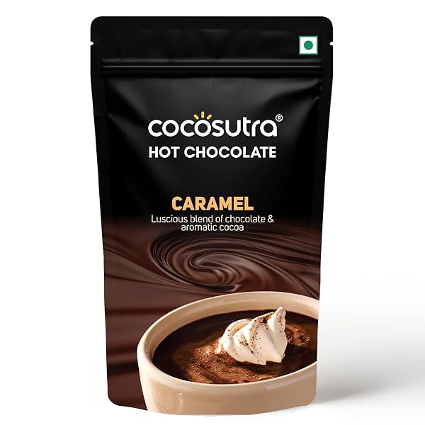 COCOSUTRA Caramel Hot Chocolate Mix, 100g