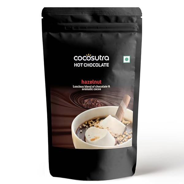 COCOSUTRA Hazelnut Hot Chocolate Mix | Enjoy hot or cold | 500 g