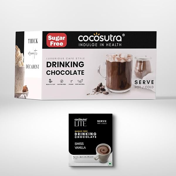 COCOSUTRA Sugar Free Drinking Chocolate Mix