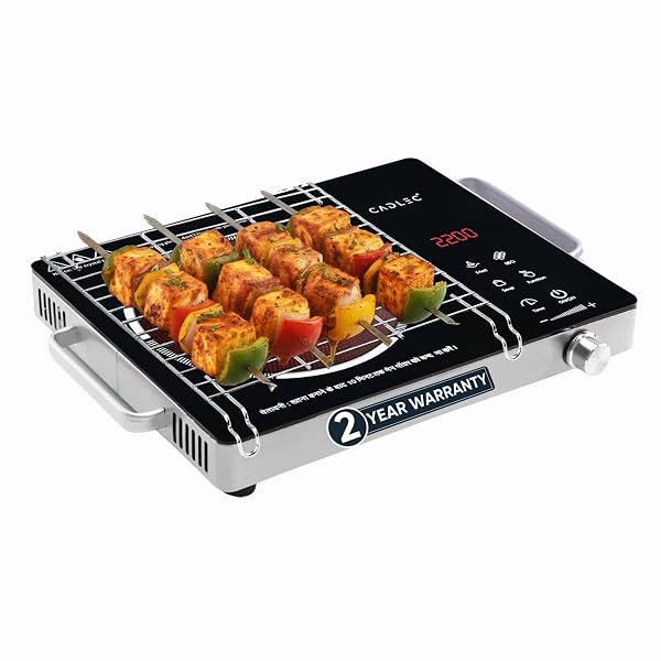 Cadlec HeatMate 2200W Infrared Cooktop Black