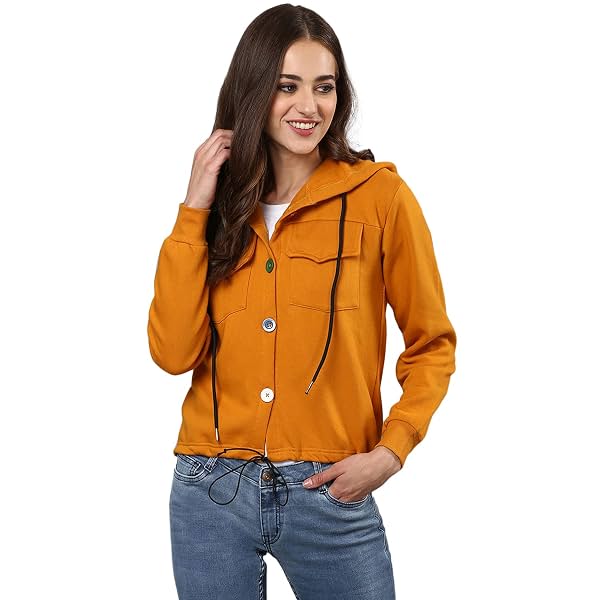 Campus Sutra Cotton Women Crew Neck Sweatshirt