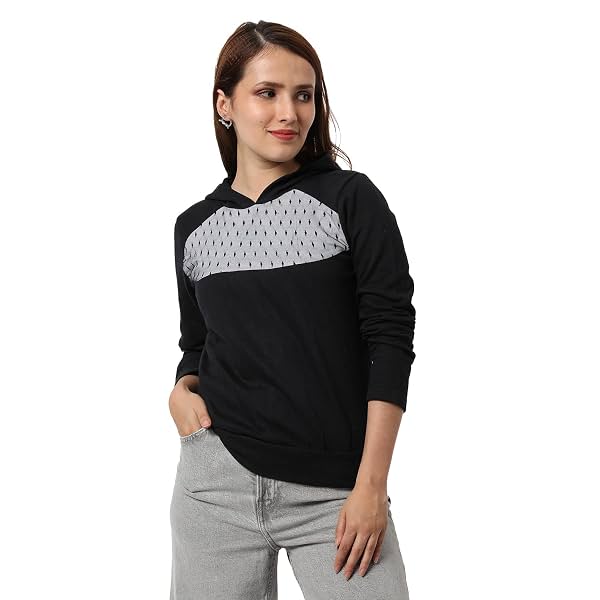 Campus Sutra Women cotton Premium Zipper Hoodie-Grey