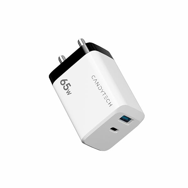 Candytech CT-C10 65W PD+PPS Charger Adapter, 2 Ports