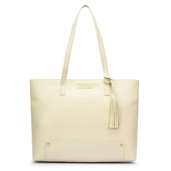 Caprese Sansa 16 Inch Laptop Large Tote Bag for Women | Stylish, Durable, Multi-Compartment Design for Work, Travel, Sho