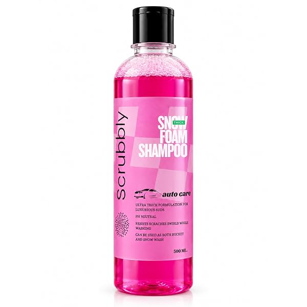 Car & Bike Shampoo Wash 500ml | pH Neutral | Thick Snow Foam for Deep Cleaning