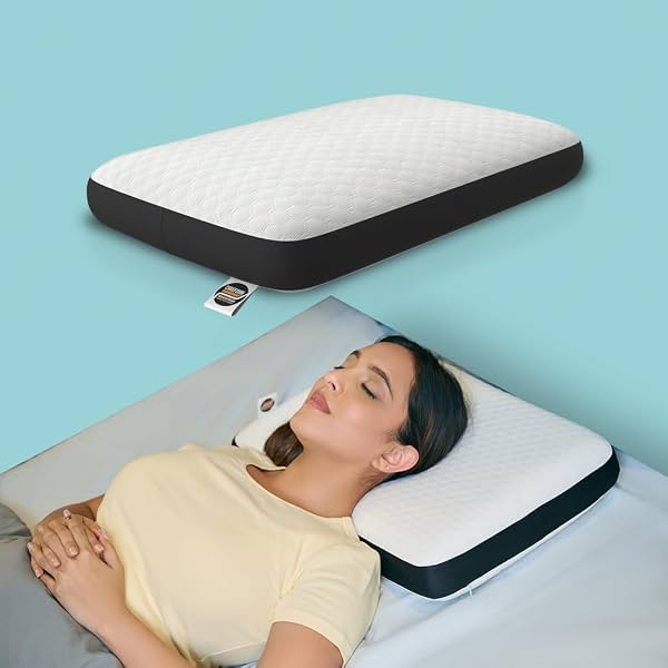 CareFoam Orthopedic Memory Foam Pillow for Comfortable Sleep